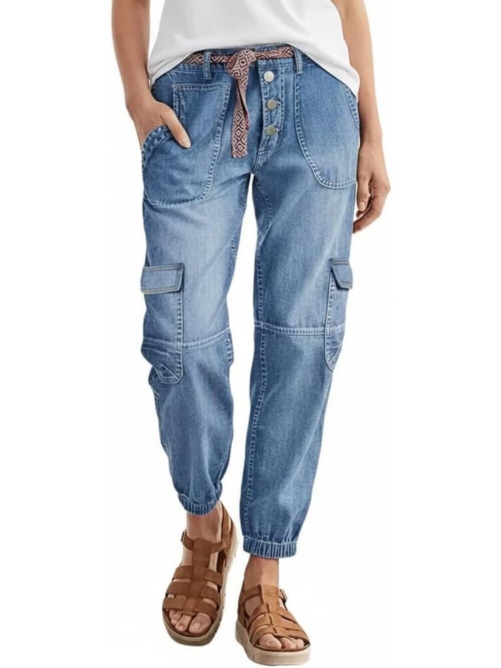 Stylish Women's Straight Leg Button Fly Jeans - Perfect Fit & Trendy Look